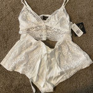 Small white PJ/lingerie set